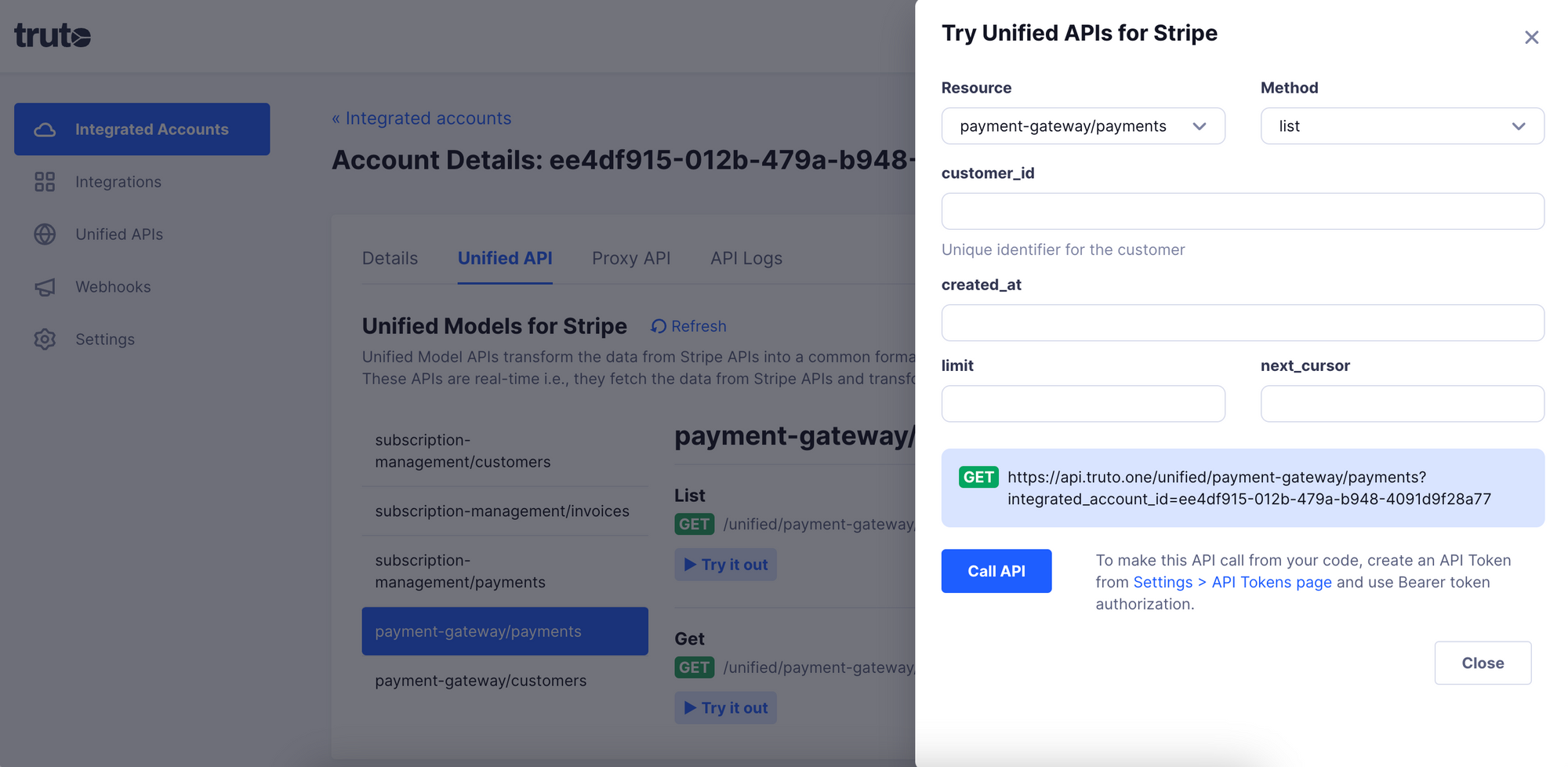 Payment Gateway Unified API with support for Stripe