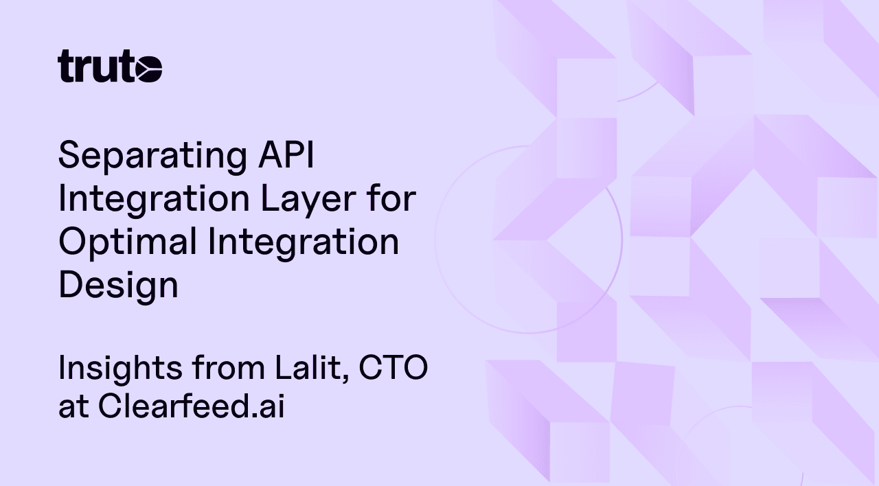 Separating API Integration Layer from Business Logic