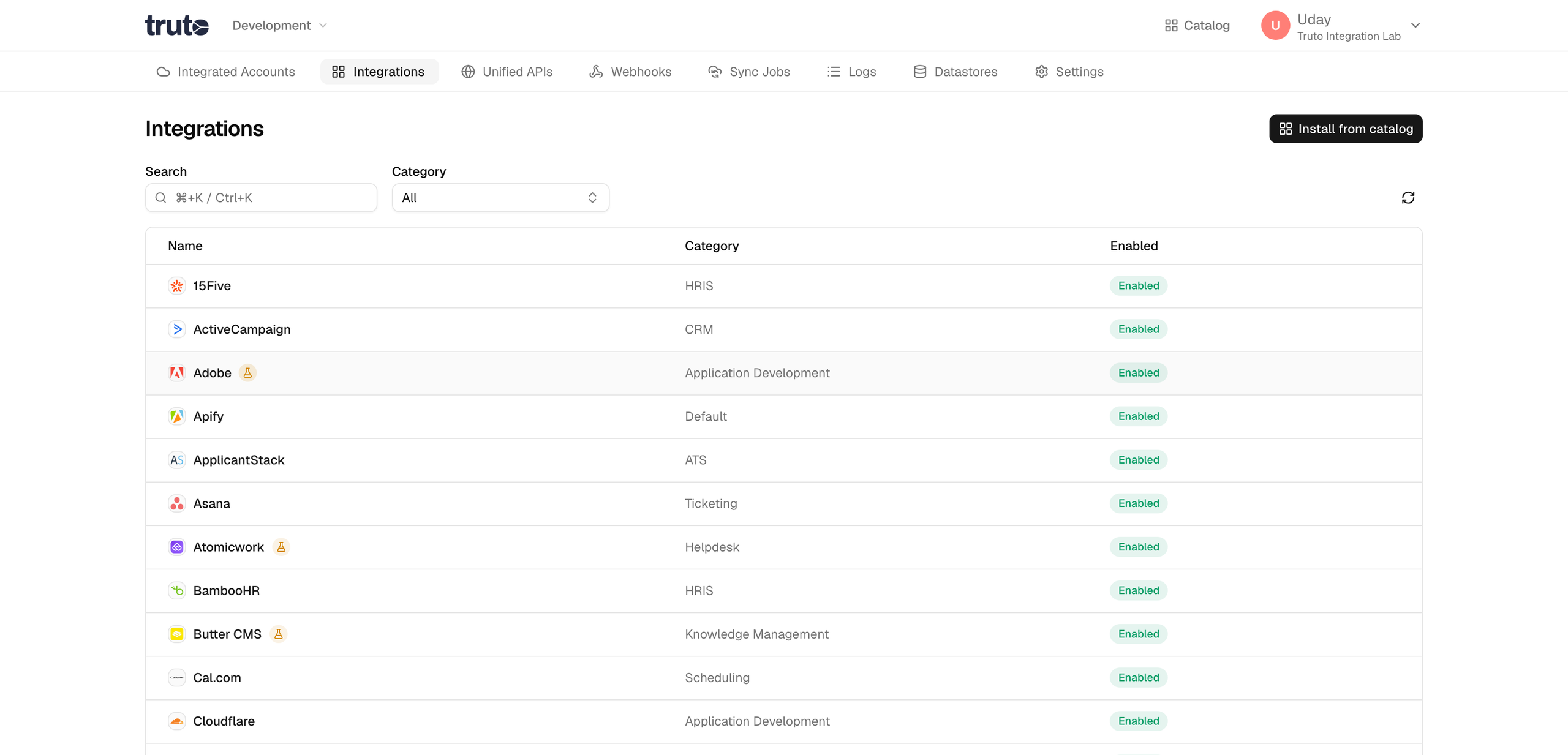 Environment Integrations