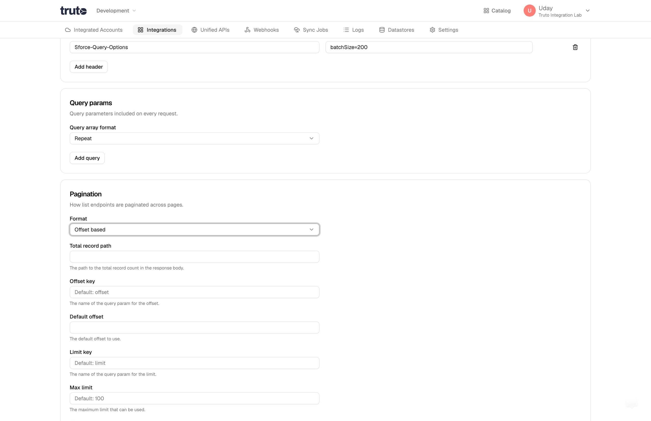 Offset Pagination
