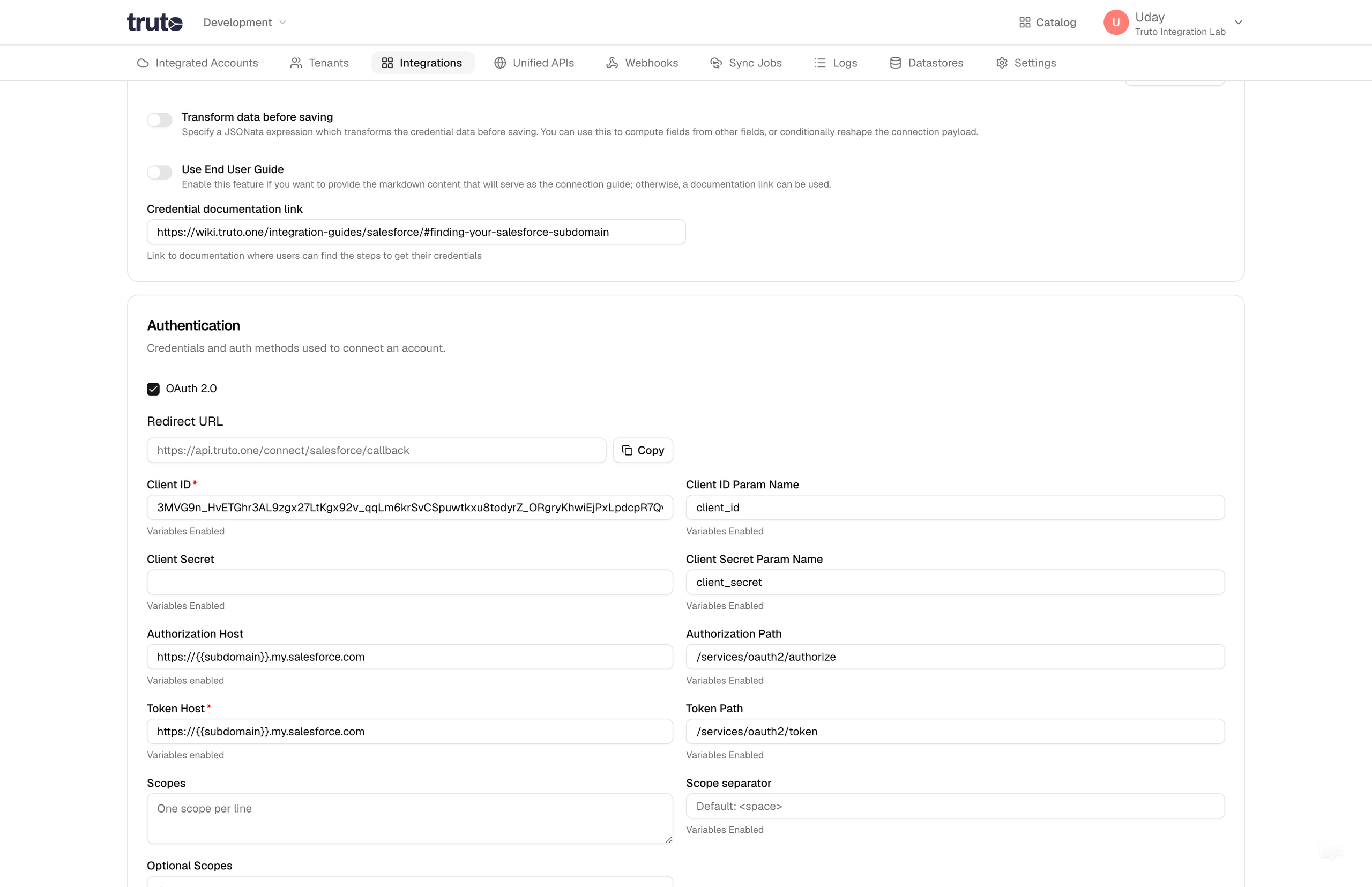Salesforce OAuth