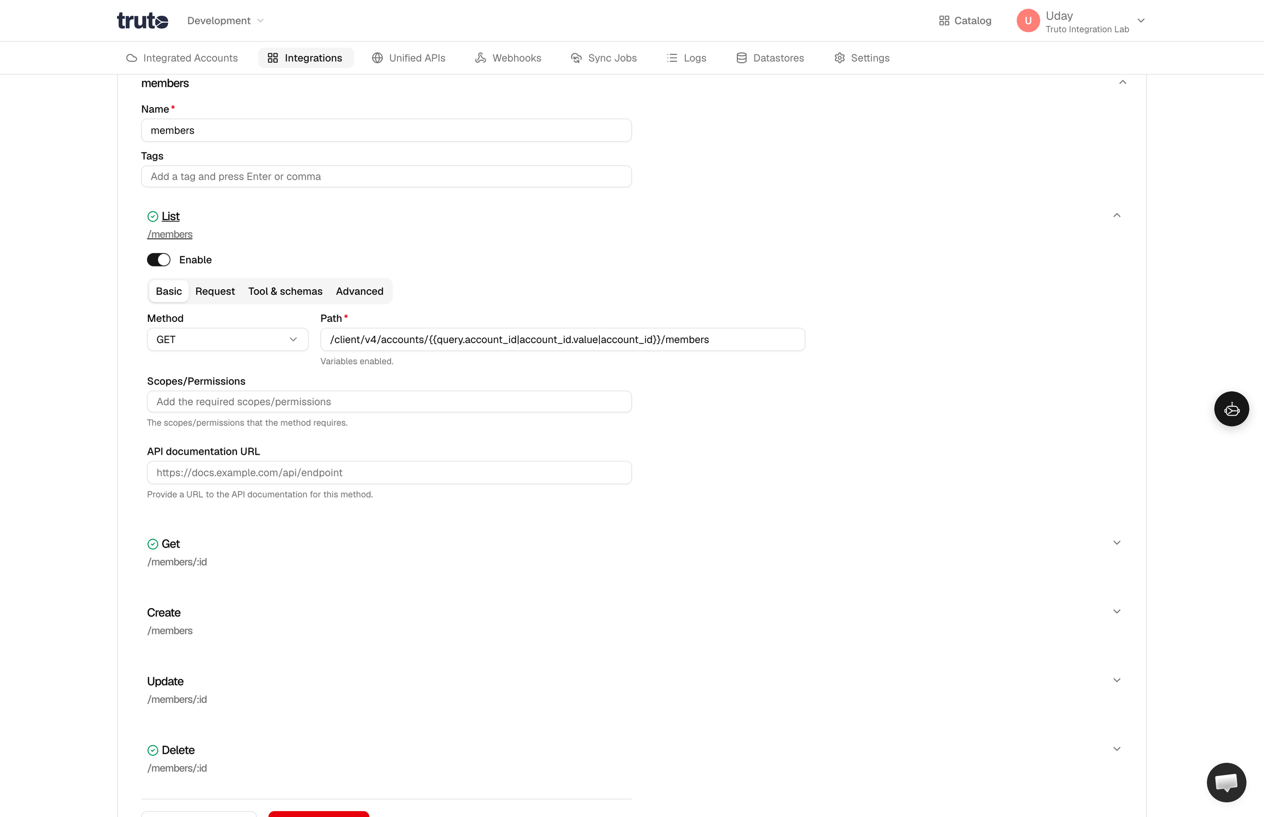 Tools scroll down to resource cloudflare integration