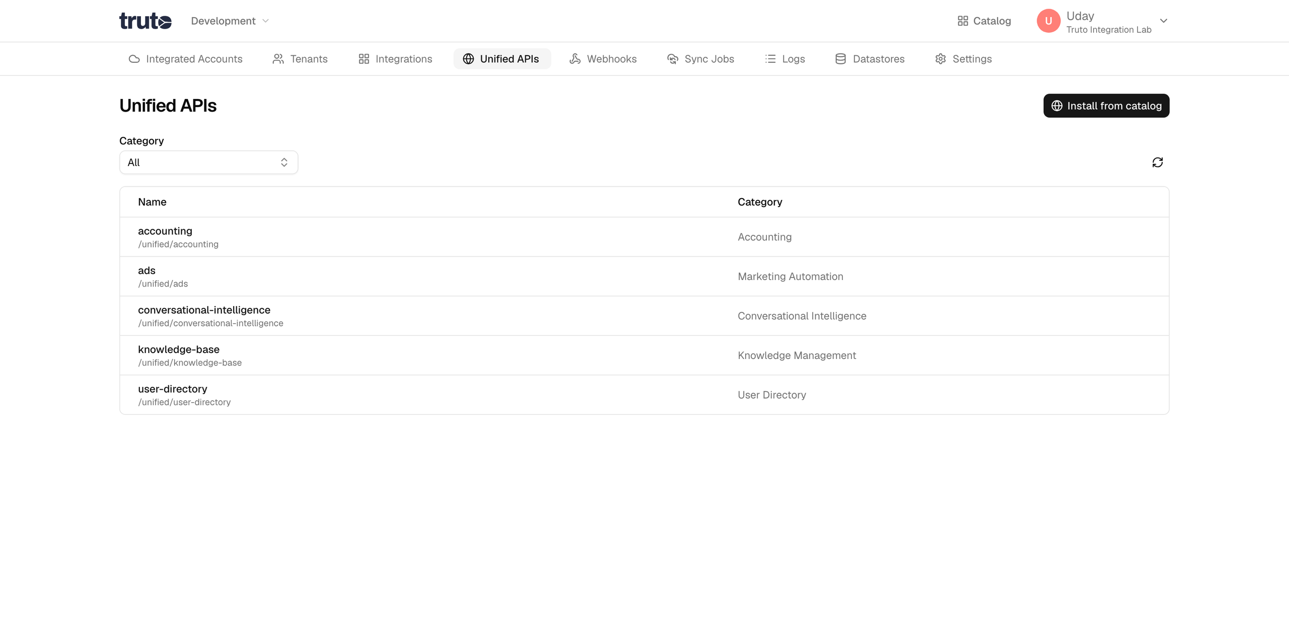 Open a Unified API