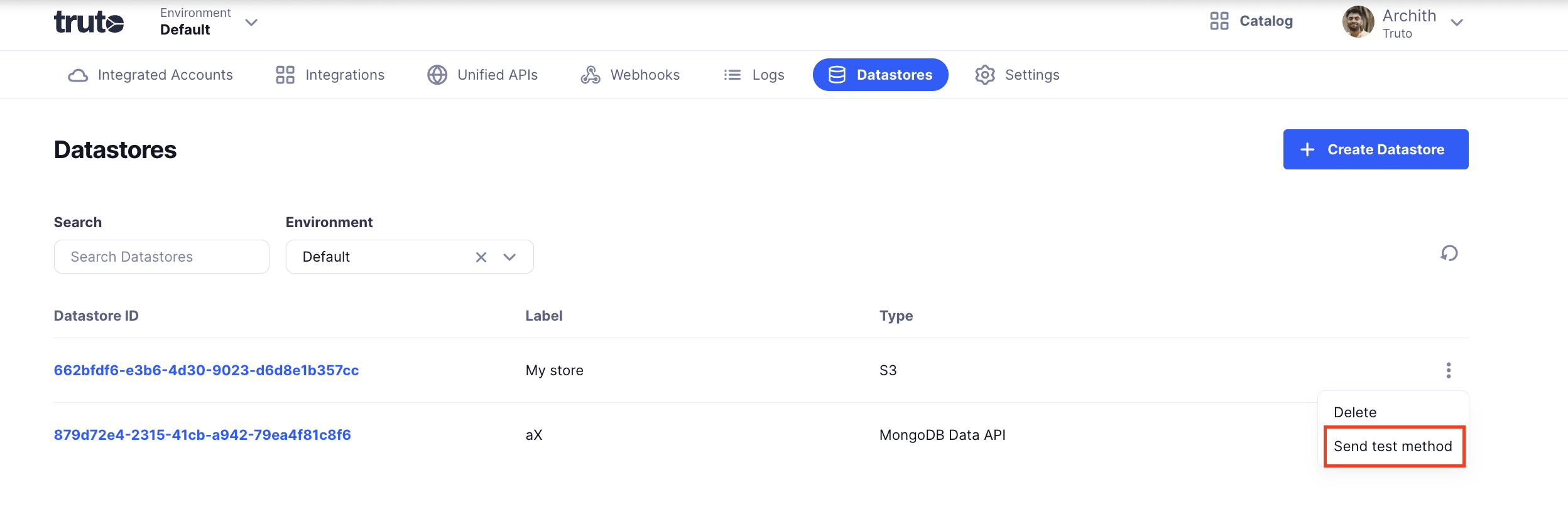 datastores-landing-page