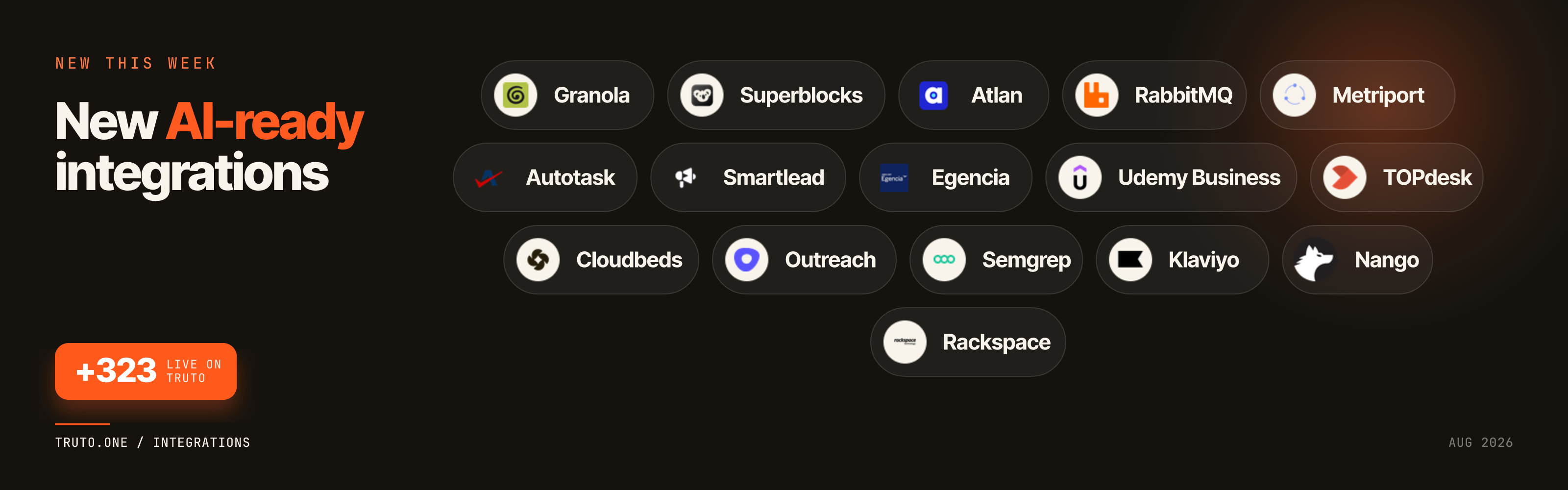 New AI-ready integrations: Granola, Superblocks, Atlan, and 13 more