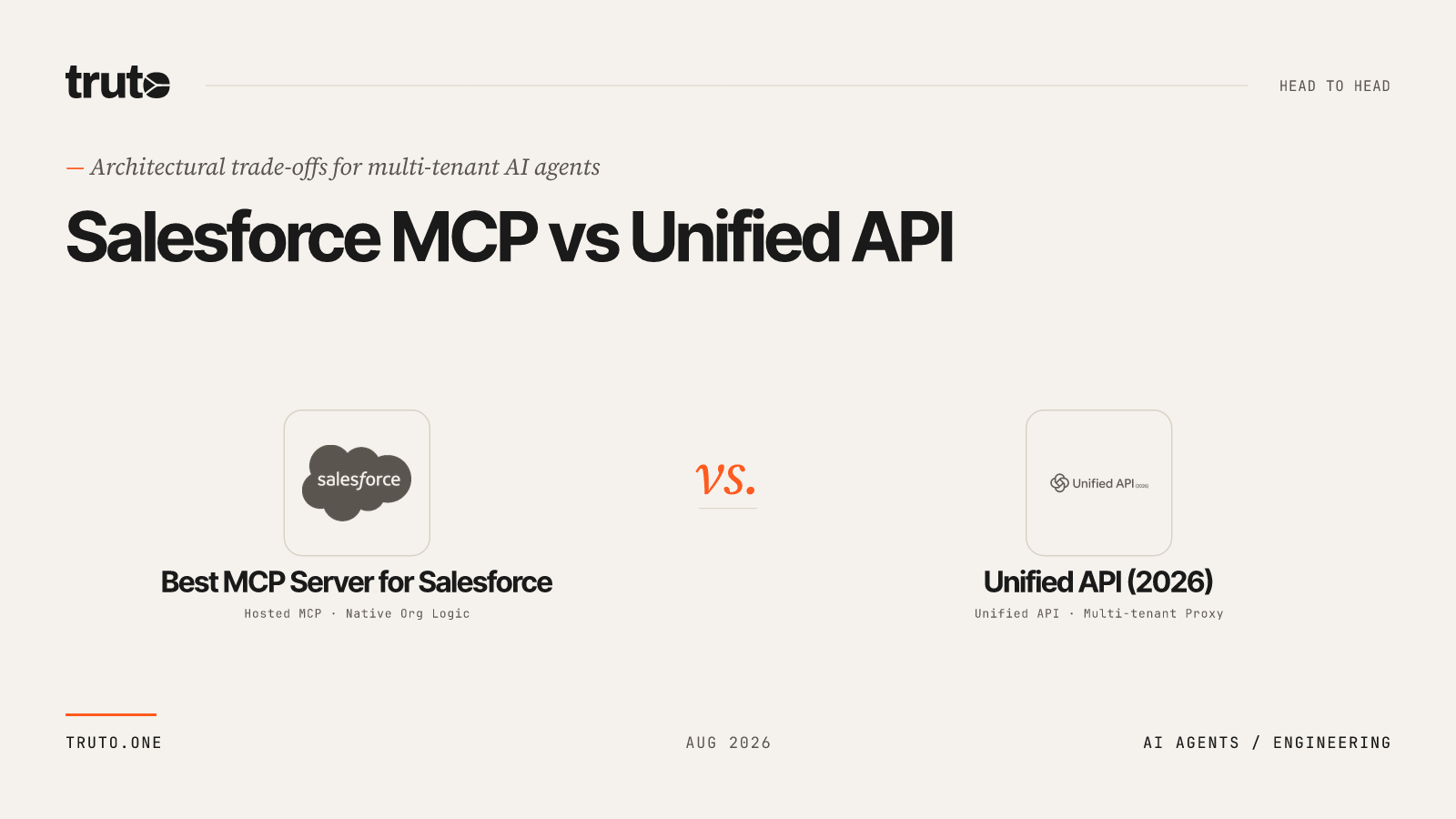 Best MCP Server for Salesforce: Hosted MCP vs Unified API (2026)