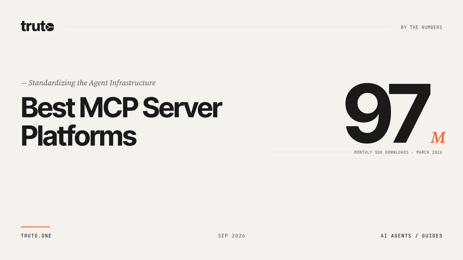 Best MCP Server Platforms for Enterprise AI Agents (2026)