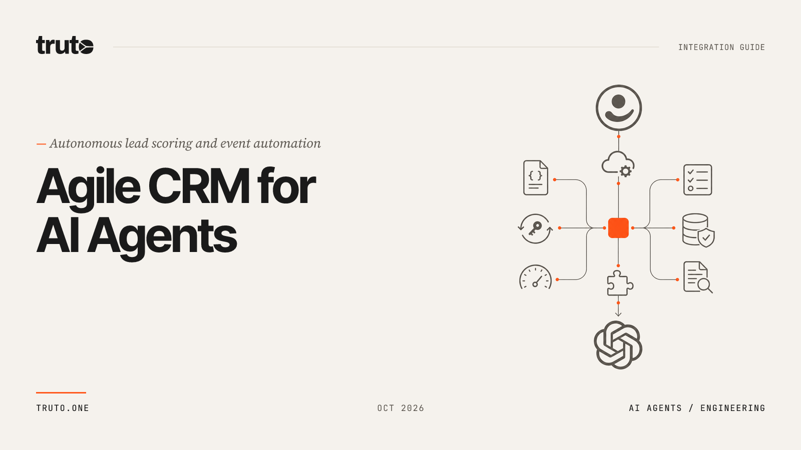 Connect Agile CRM to AI Agents: Automate lead scores and events