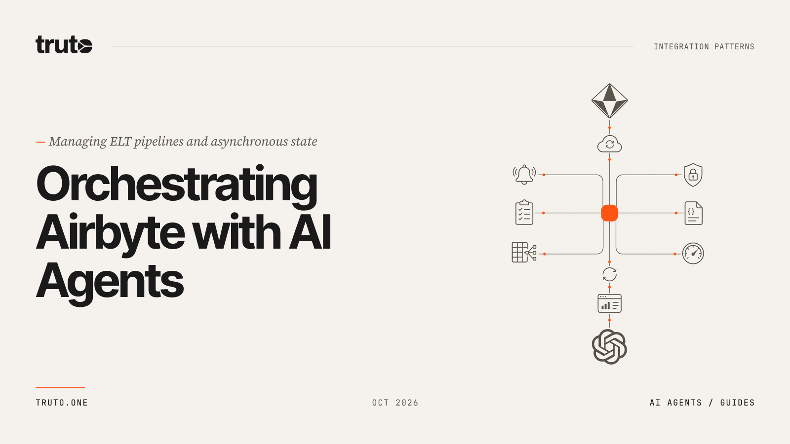 Connect Airbyte to AI Agents: Orchestrate ELT and sync workflows