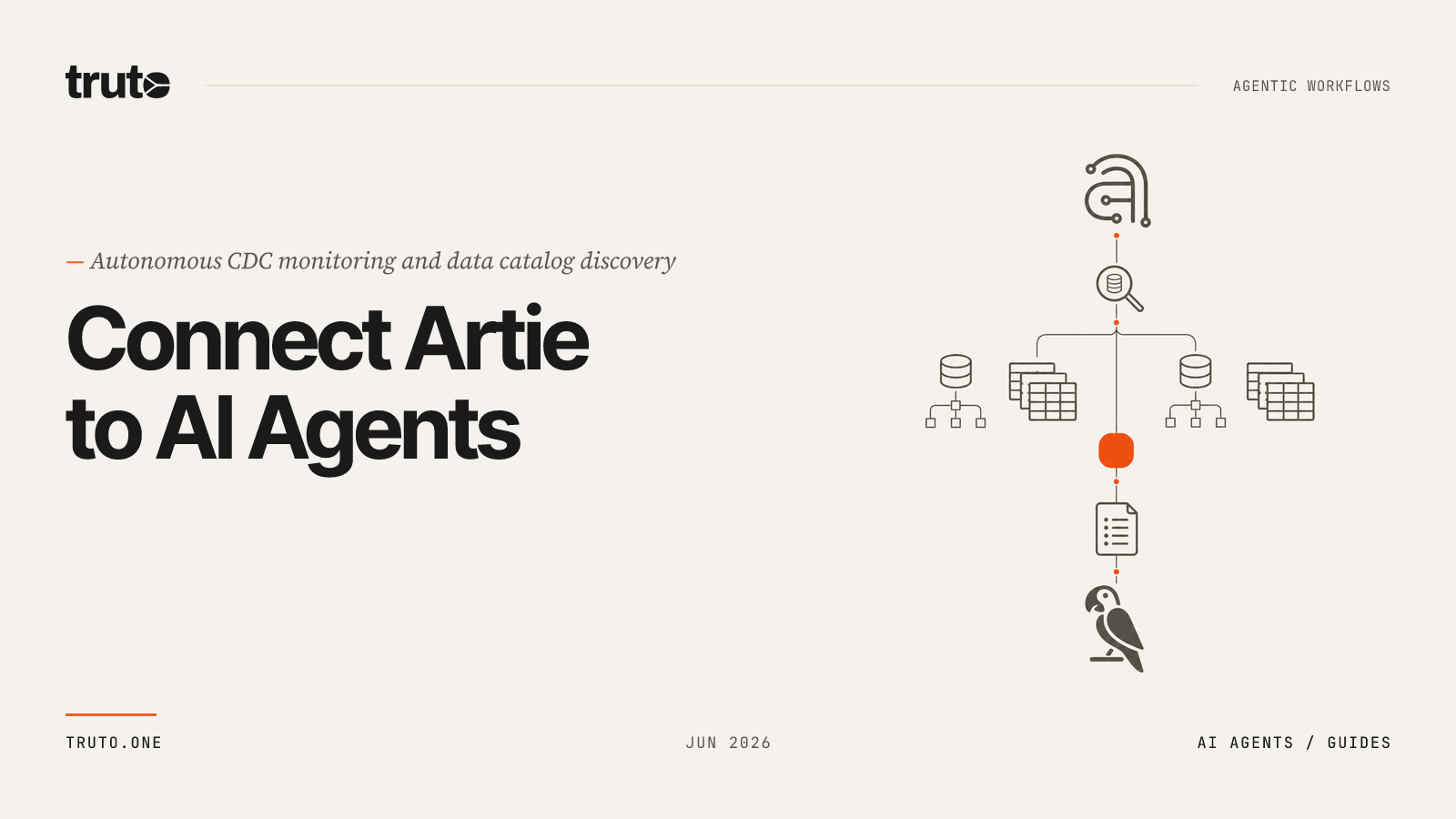 Connect Artie to AI Agents: Track Events & Query Data Catalogs