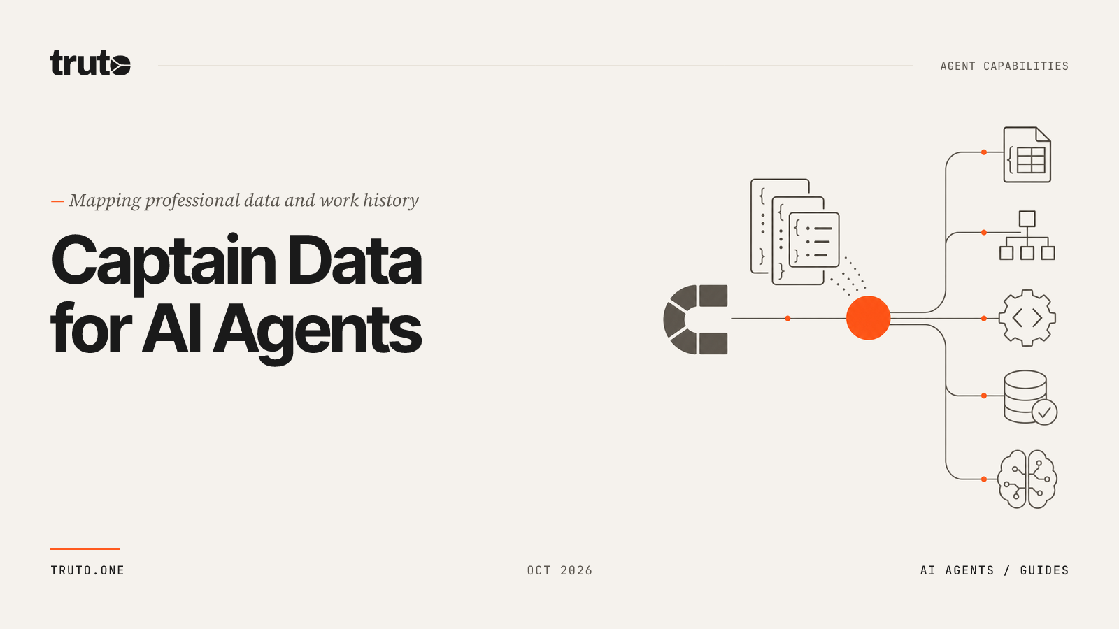 Connect Captain Data to AI Agents: Map Work History & Professional Data