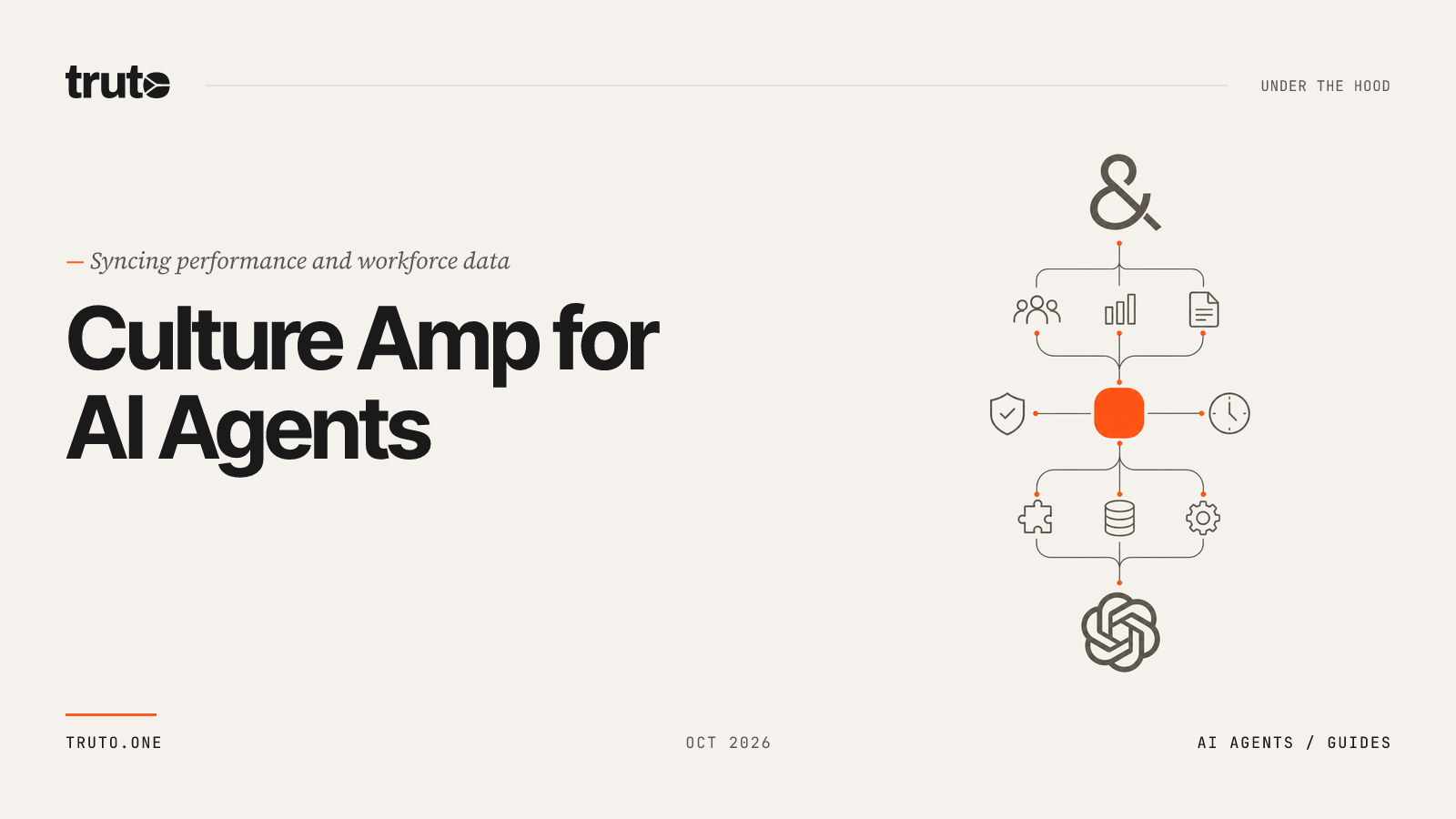 Connect Culture Amp to AI Agents: Sync Performance & Workforce Data