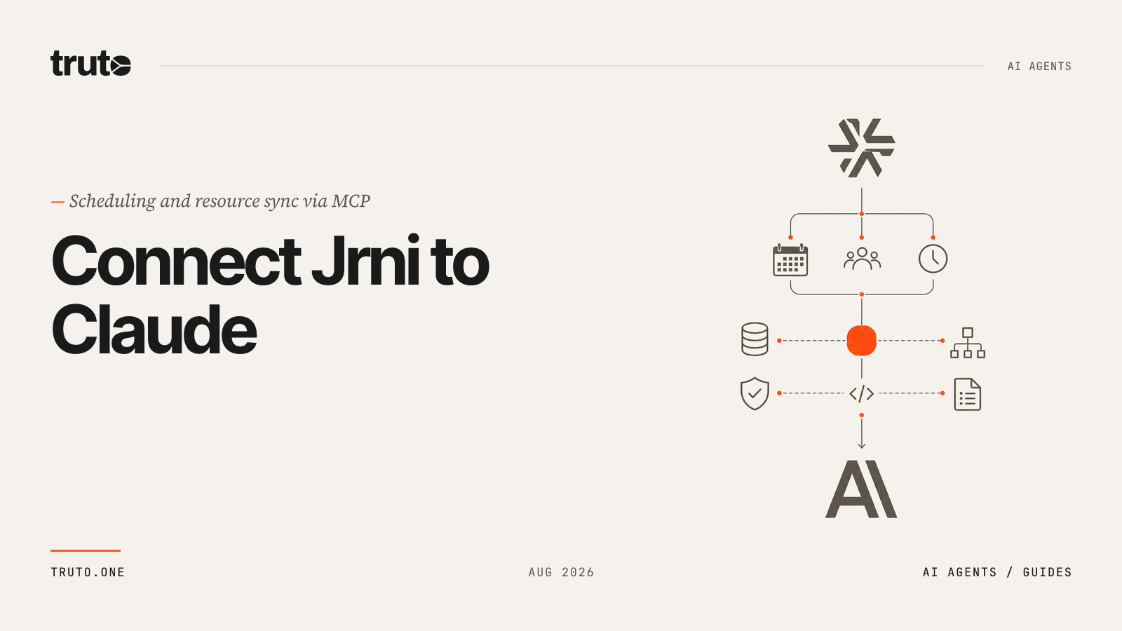 Connect Jrni to Claude: Sync Schedules, Resources, and Services