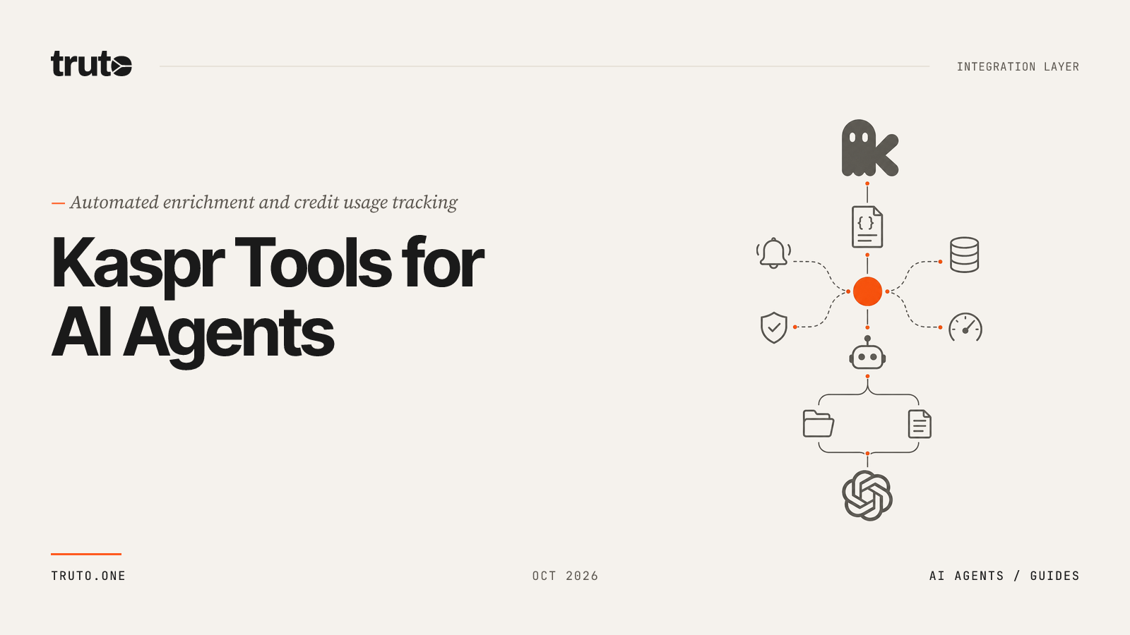 Connect Kaspr to AI Agents: Scale contact enrichment & usage tracking