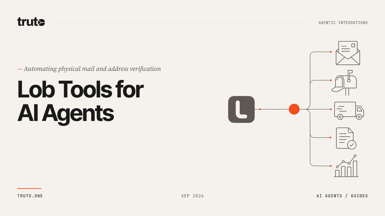 Connect Lob to AI Agents: Orchestrate Print Mail & Identity Checks