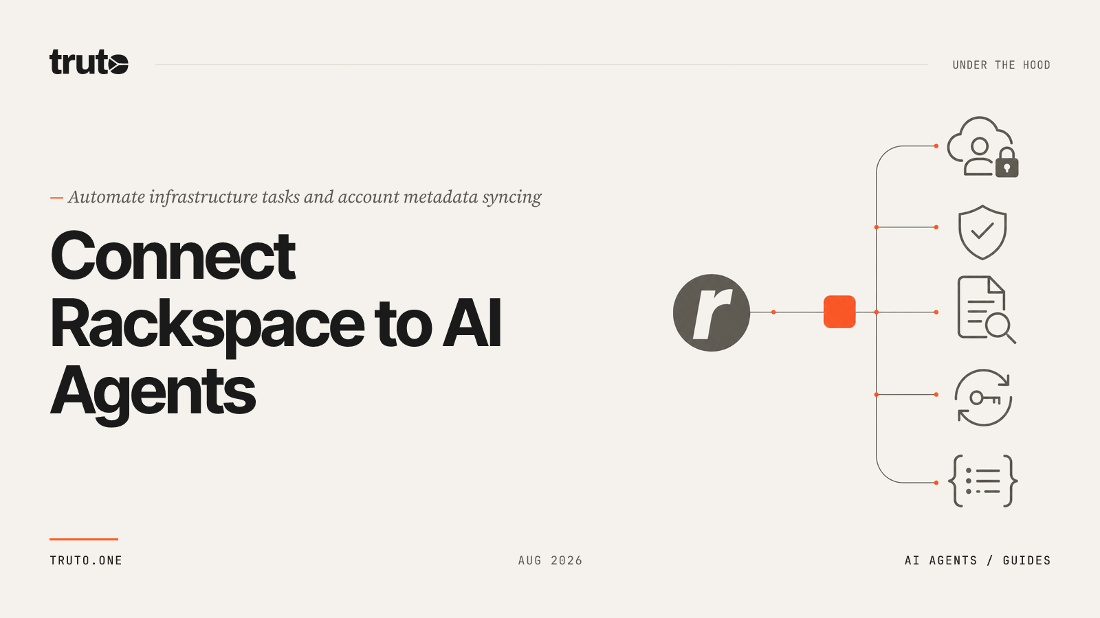 Connect Rackspace to AI Agents: Sync Accounts & Tasks