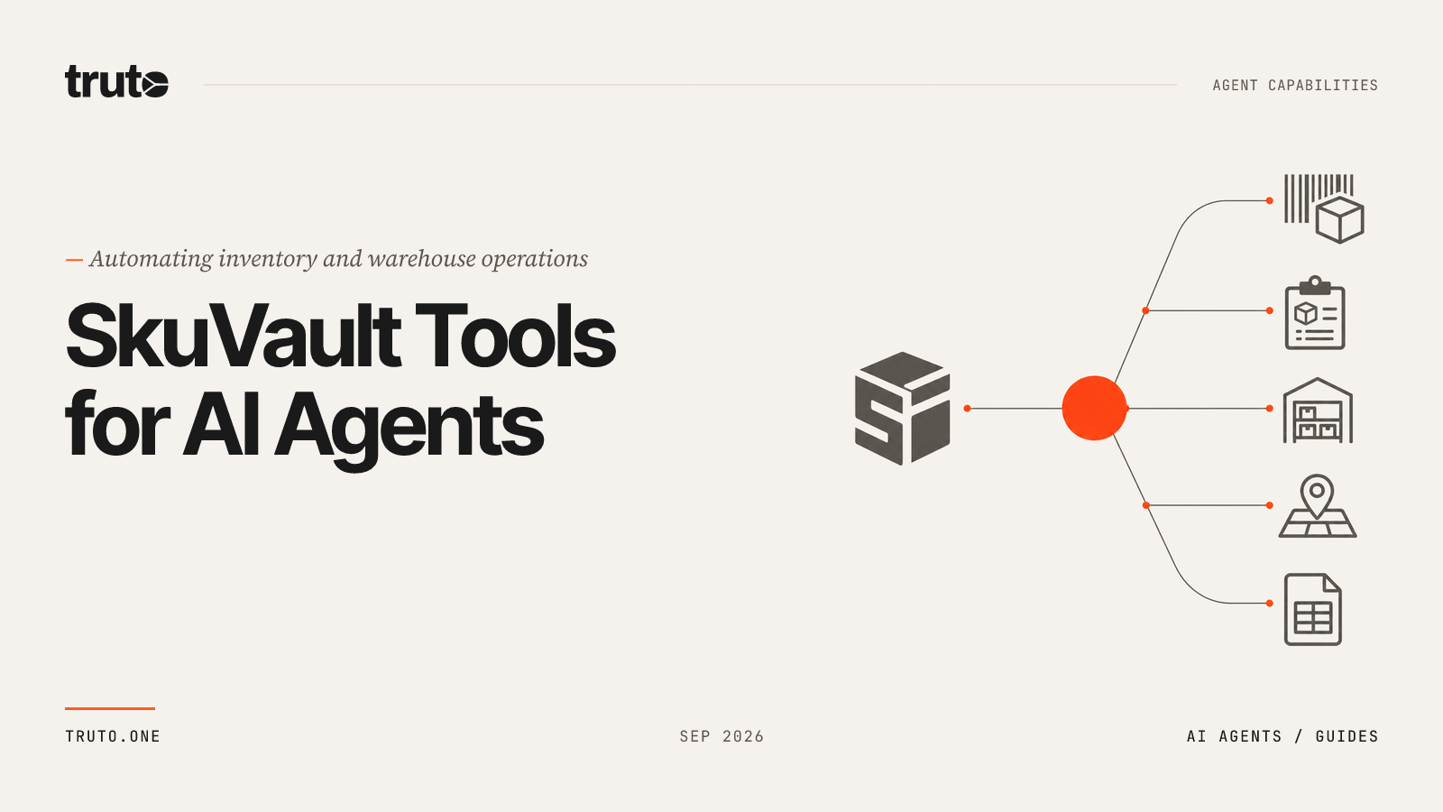 Connect SkuVault to AI Agents: Automate Products, POs & Kits