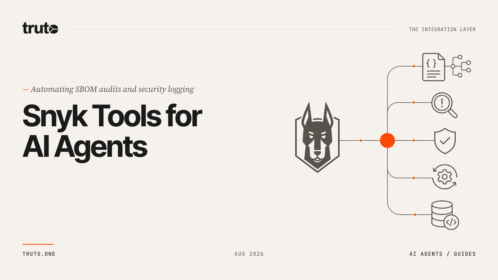 Connect Snyk to AI Agents: Automate SBOMs and Audit Security Logs