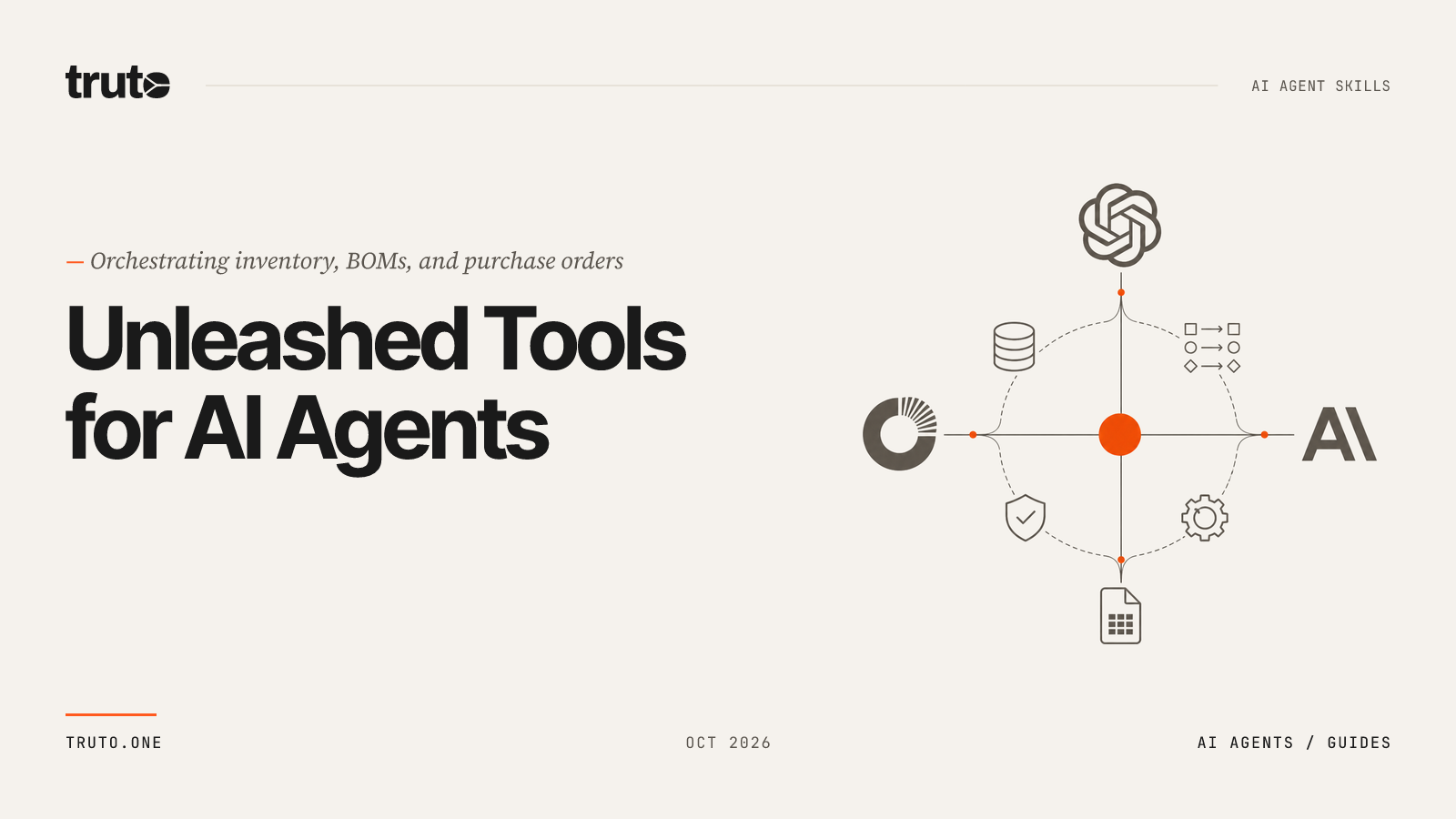 Connect Unleashed to AI Agents: Sync Products, BOMs and Purchases