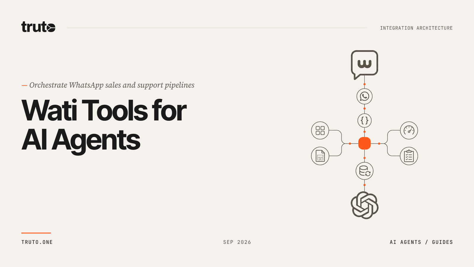 Connect Wati to AI Agents: Orchestrate Sales Pipelines & Support