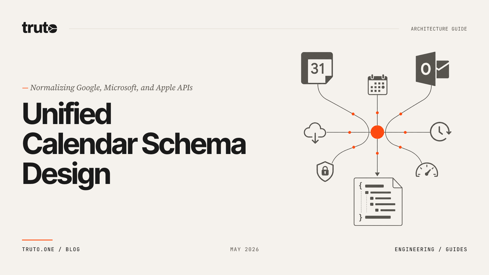 How to Design a Complete Unified Schema for Calendar API Integrations