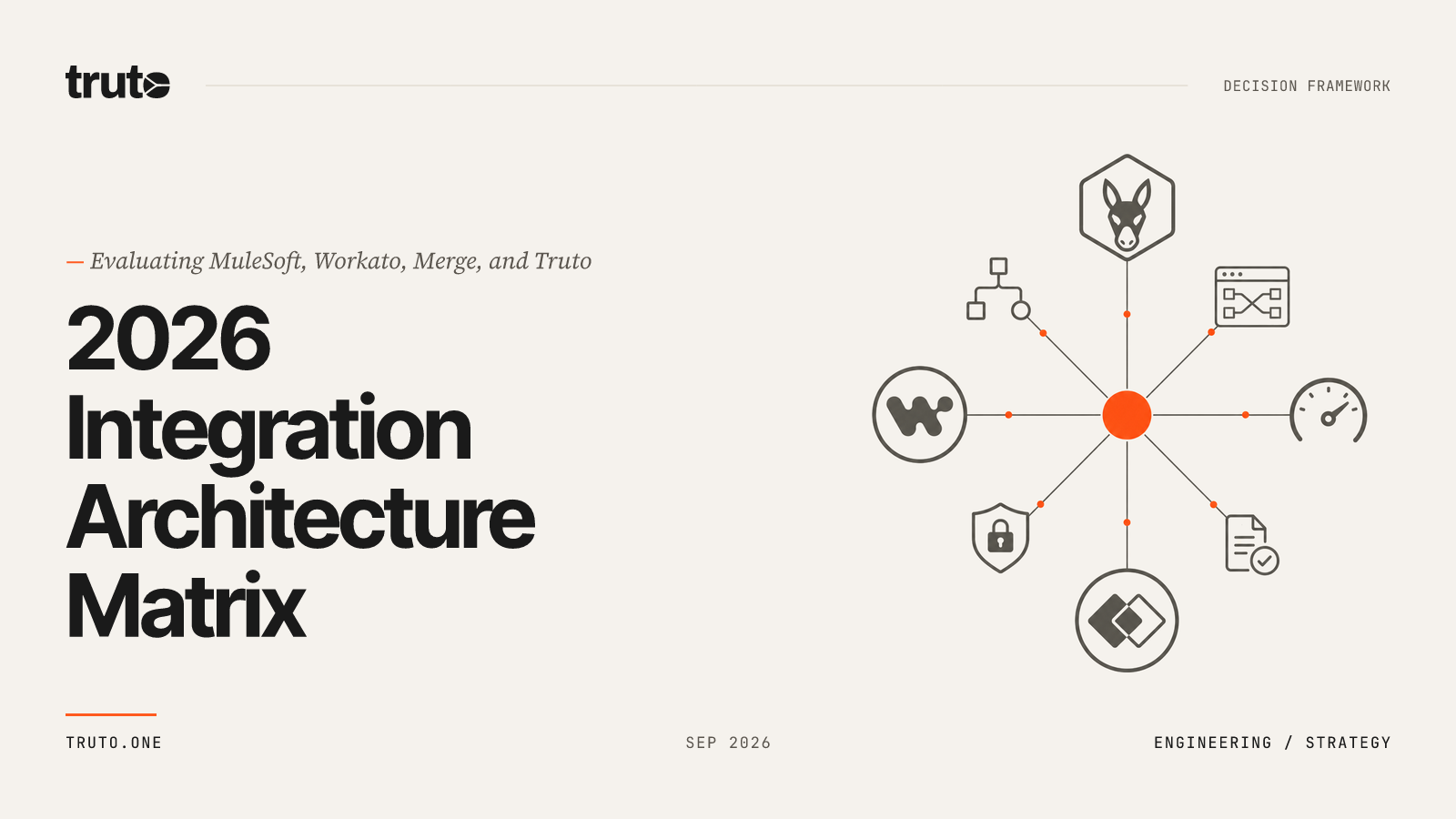 MuleSoft vs Workato vs Merge vs Truto: 2026 Architecture & Feature Matrix