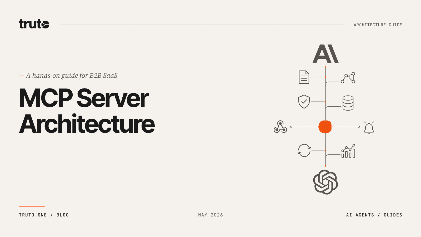 The Hands-On Guide to Building MCP Servers for AI Agents (2026 Architecture)